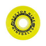 Sector Nine Nineballs Yellow 69mm 78a Cruiser Skateboard Wheels