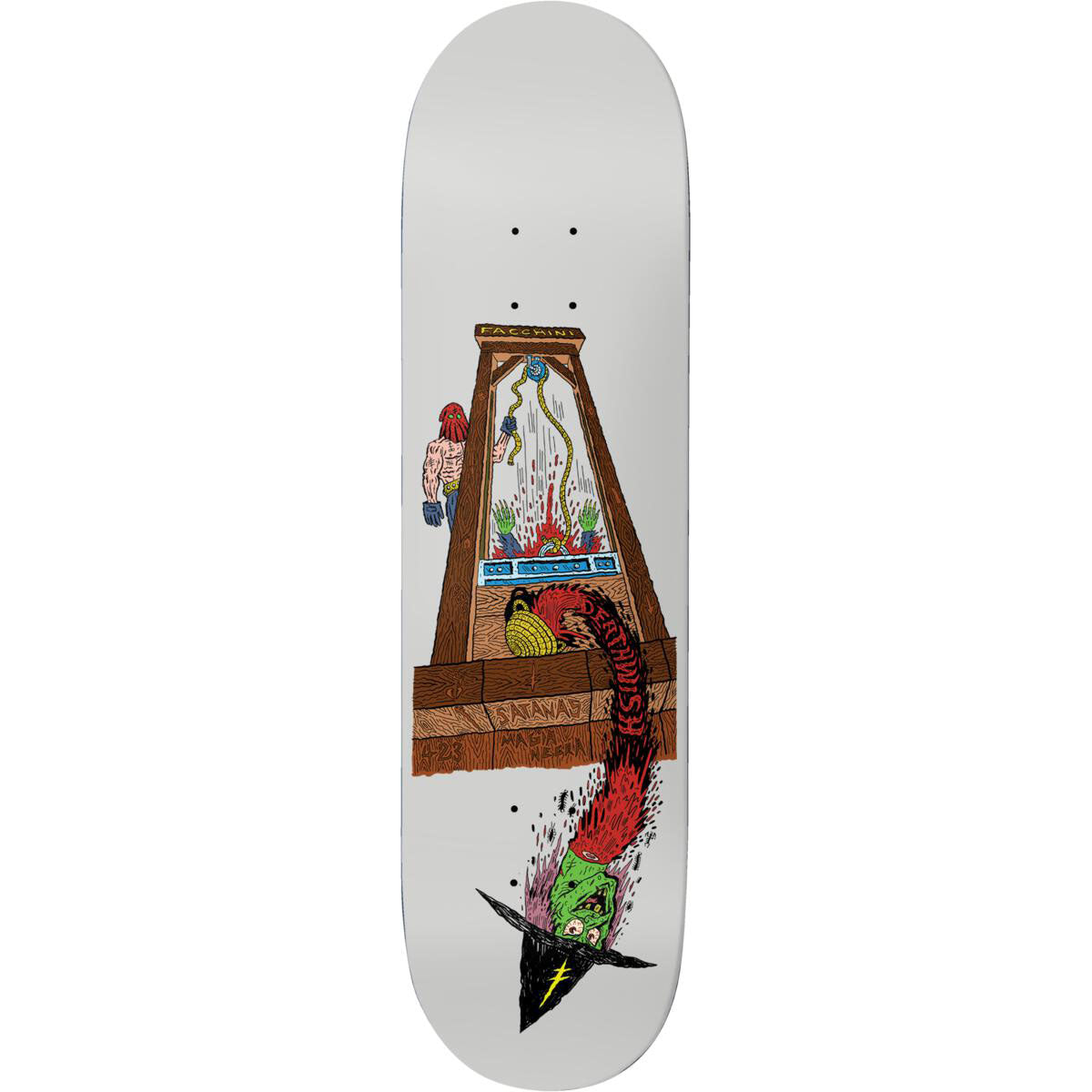 Deathwish Yuri Facchini Deathwitch Trials 8.125" Skateboard Deck