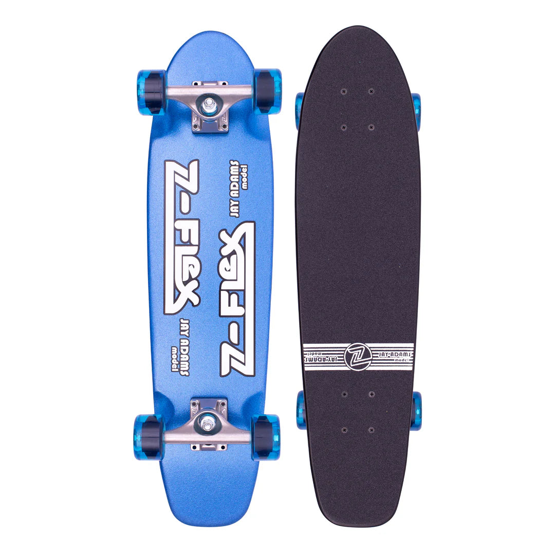 Z-Flex Jay Adams Metalflake Blue Blue Wheels 29" Cruiser Complete