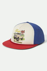 Brixton Ford King Of The Mountains HP Blue White Red Snapback Hat