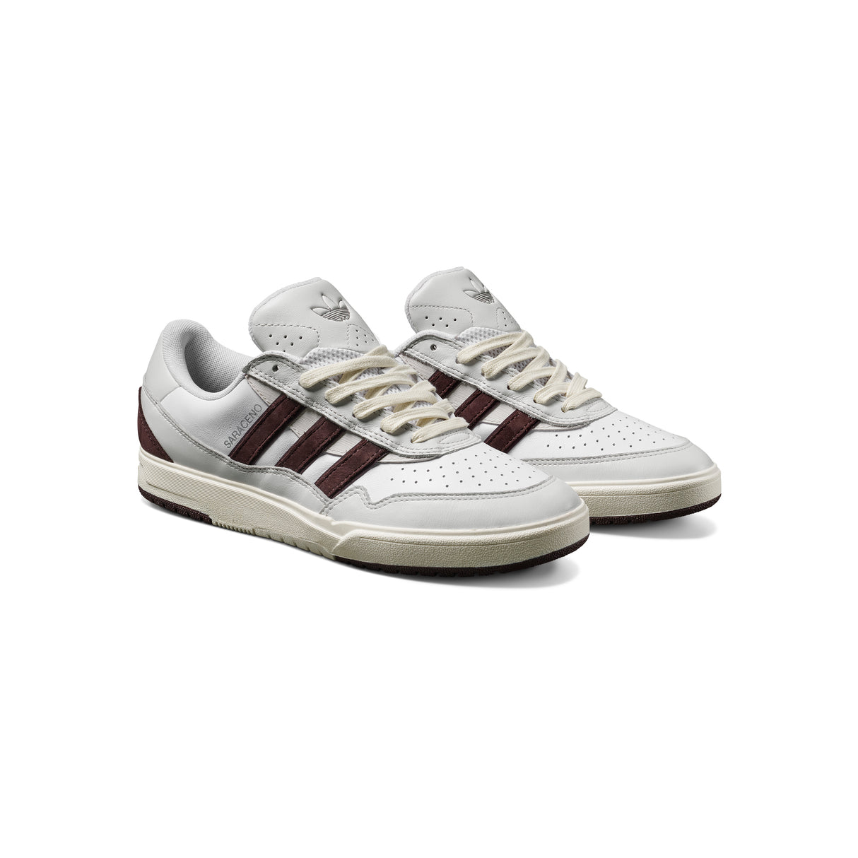 Adidas Tyshawn II x Zach Saraceno Crystal White/Shadow Brown/Off White Shoes