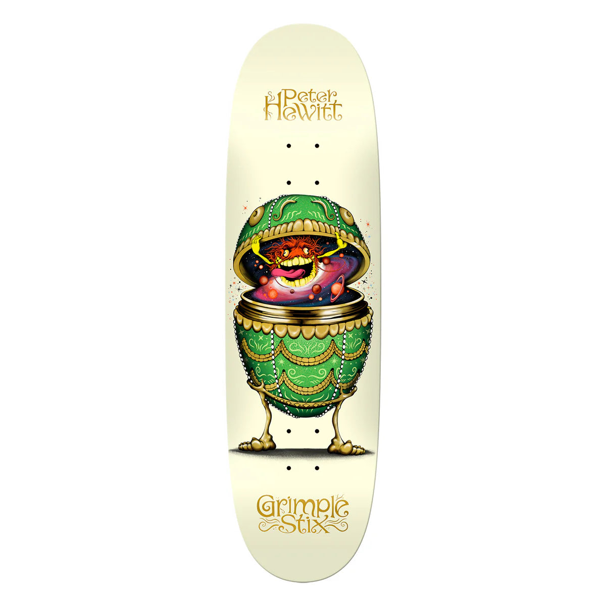 Anti-Hero Grimple Stix Peter Hewitt Fabrage 8.75" Football Skateboard Deck