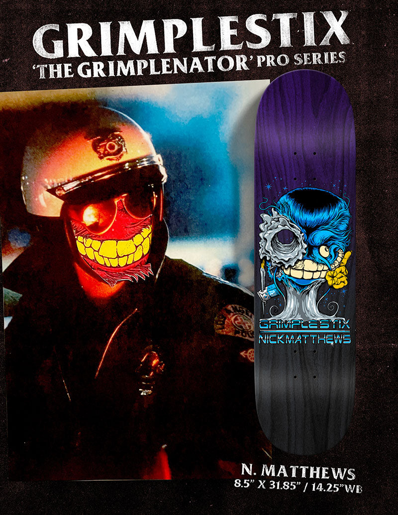 Anti-Hero Grimple Stix Nick Matthews Grimplenator 8.5