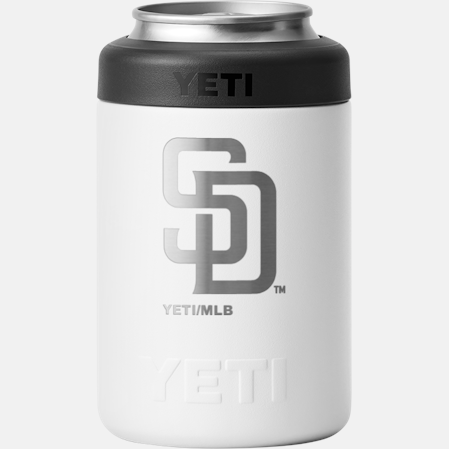 Yeti San Diego Padres MLB White Rambler Colster 2.0 Can Cooler