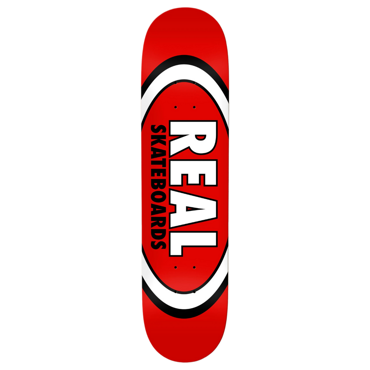 Real Team Classic Oval Red 8.12" Skateboard Deck