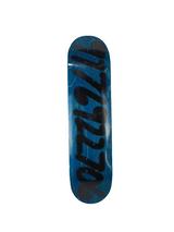 917 Nine One Seven Alex Olson Phone Number Spray Paint Blue Woodgrain Black Size 8.0" Vintage NOS Deck