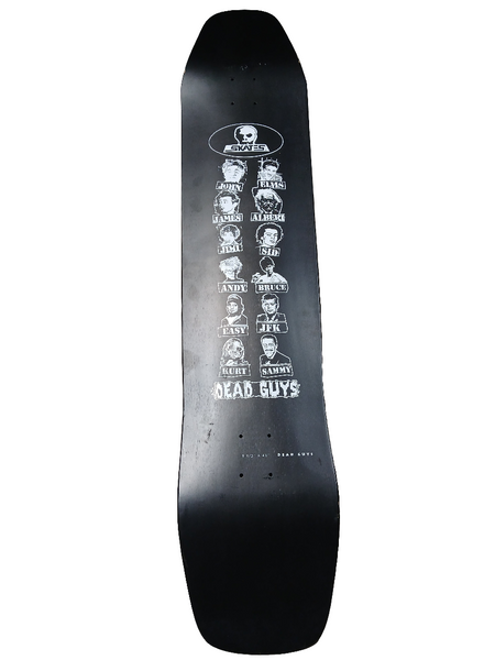 Skull Skates Dead Guys Black/White 9.25'' X 46