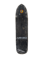 Assault Skateboards Matt Hensley Guest Model Pickup Truck Black Woodgrain Silver Green Size 8.5 Vintage NOS Shaped Deck