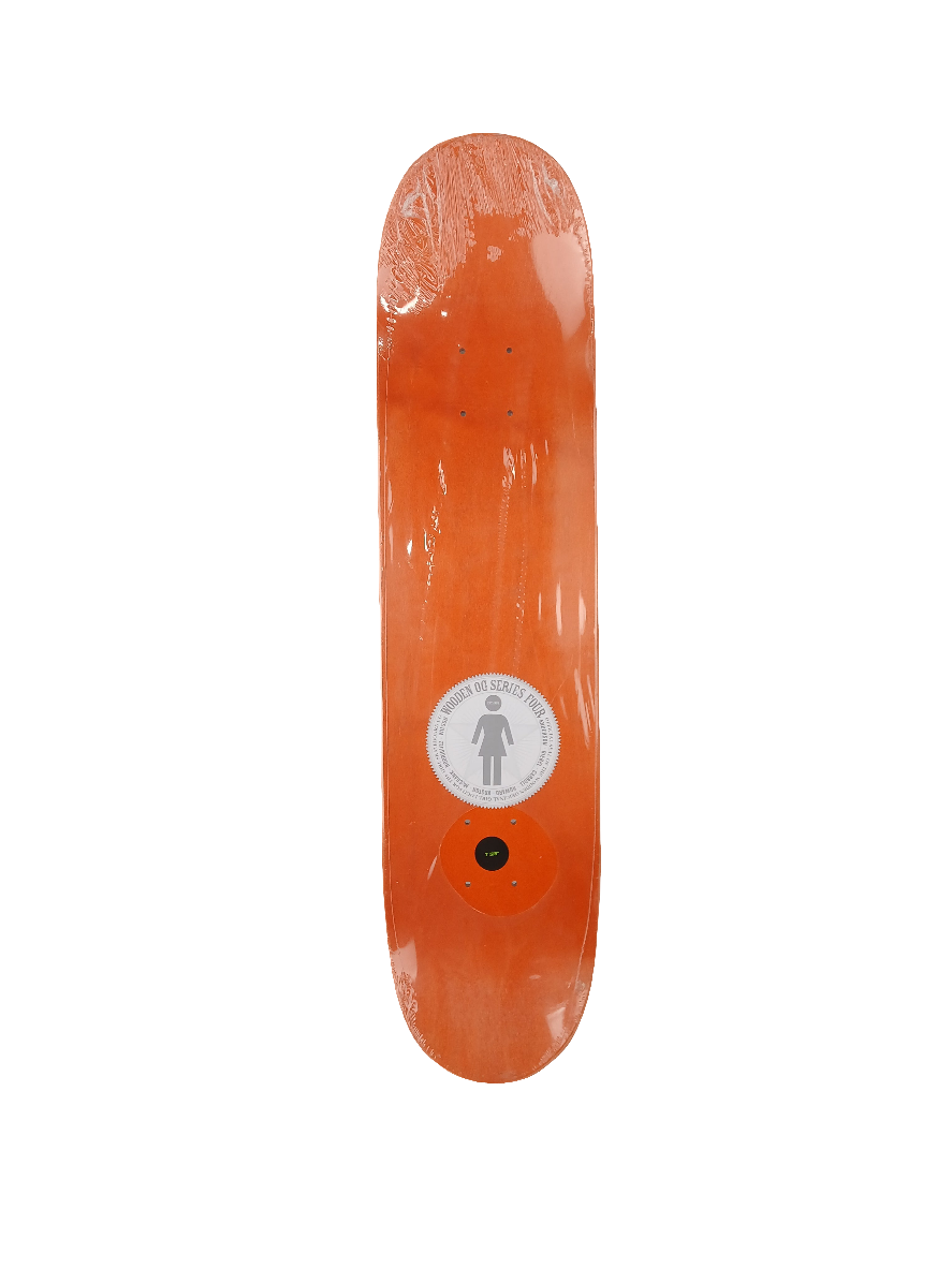 Girl Jeron Wilson Wooden OG Series Four Black White Blue Size 7.625" Vintage NOS Deck