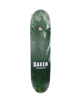 Baker Collage Graphic Black White Red Multi Color Size 8.0" Vintage NOS Deck