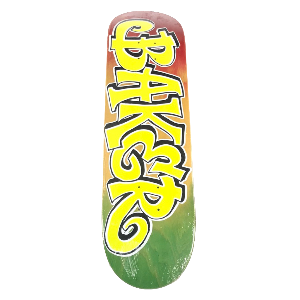 Baker Team Tag Art By Jeff Lenoce Rasta 8.0" Skateboard Deck