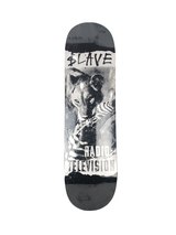 $lave Radio Television Lion & Zebra Black White Size 8.5" Vintage NOS Deck