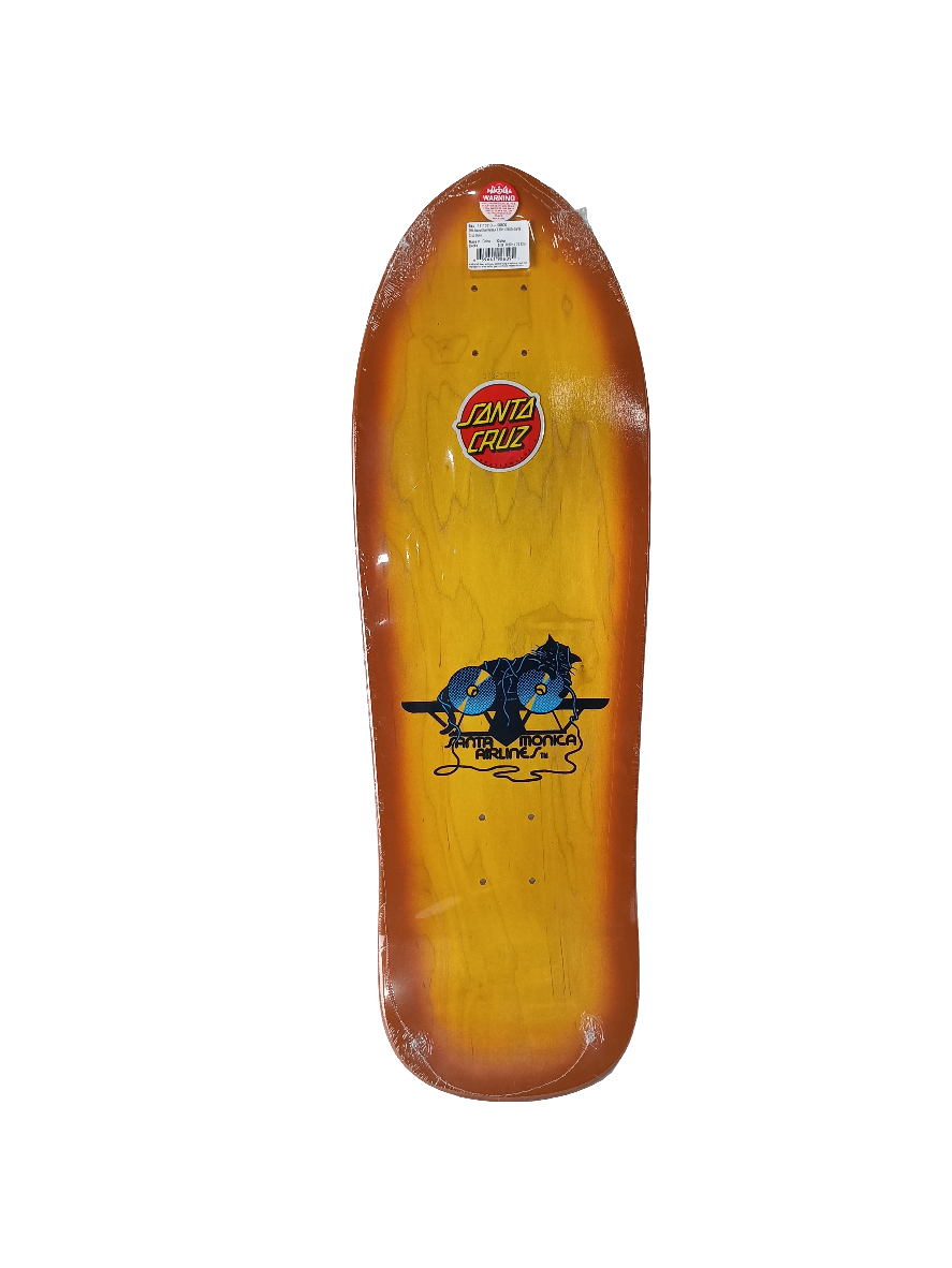 Santa Cruz SMA Natas Kaupus Kitten Reissue Natural Fade Multi Size 9.89" Vintage NOS Reissue Deck