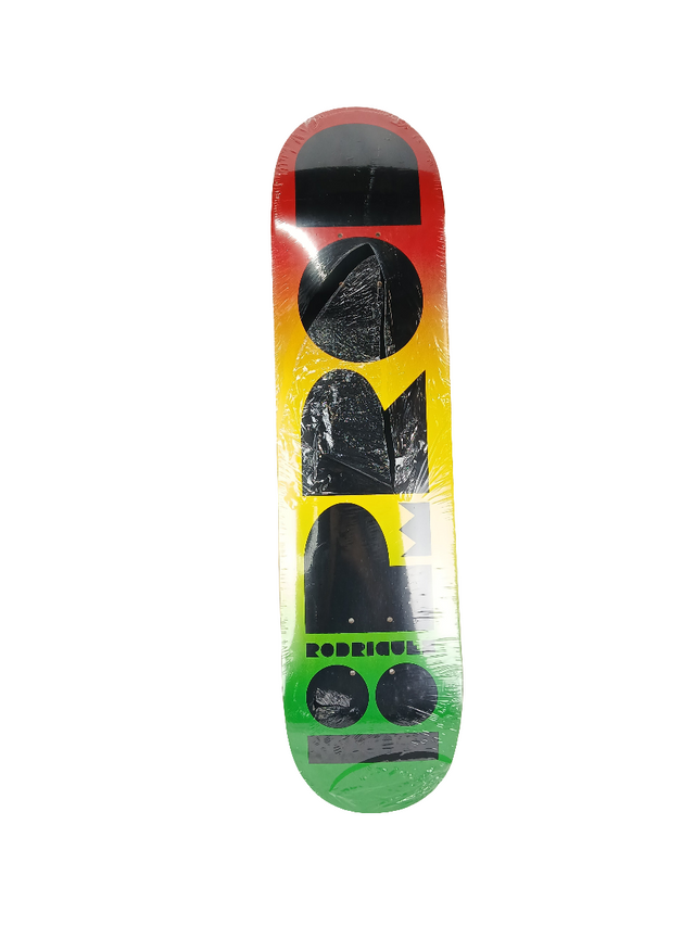 Plan Rasta Plan-B Paul Rodriguez Rasta Colorway With Black Letters Size 7.75