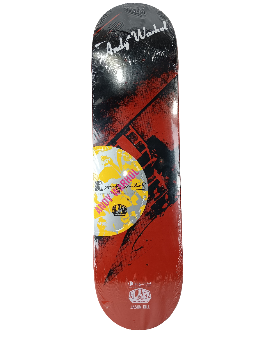Alien Workshop Jason Dill Andy Warhol Red Black Size 8.2