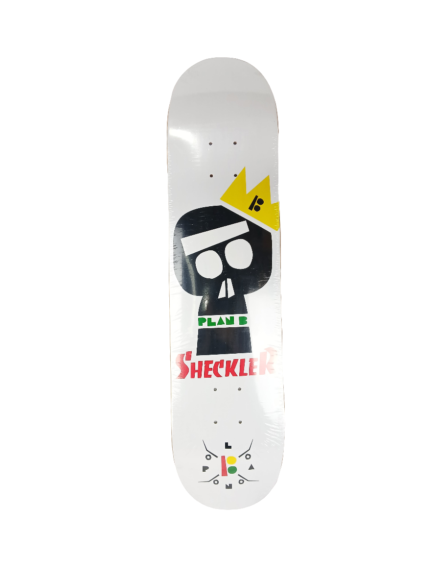 Plan-B Ryan Sheckler King Skull White Black Multi Size 7.75