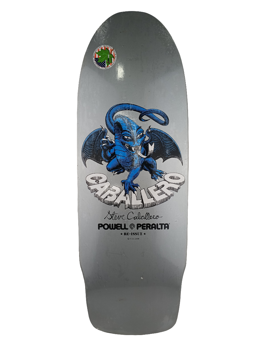 Powell Peralta Steve Caballero Dragon Silver Blue White 9.8