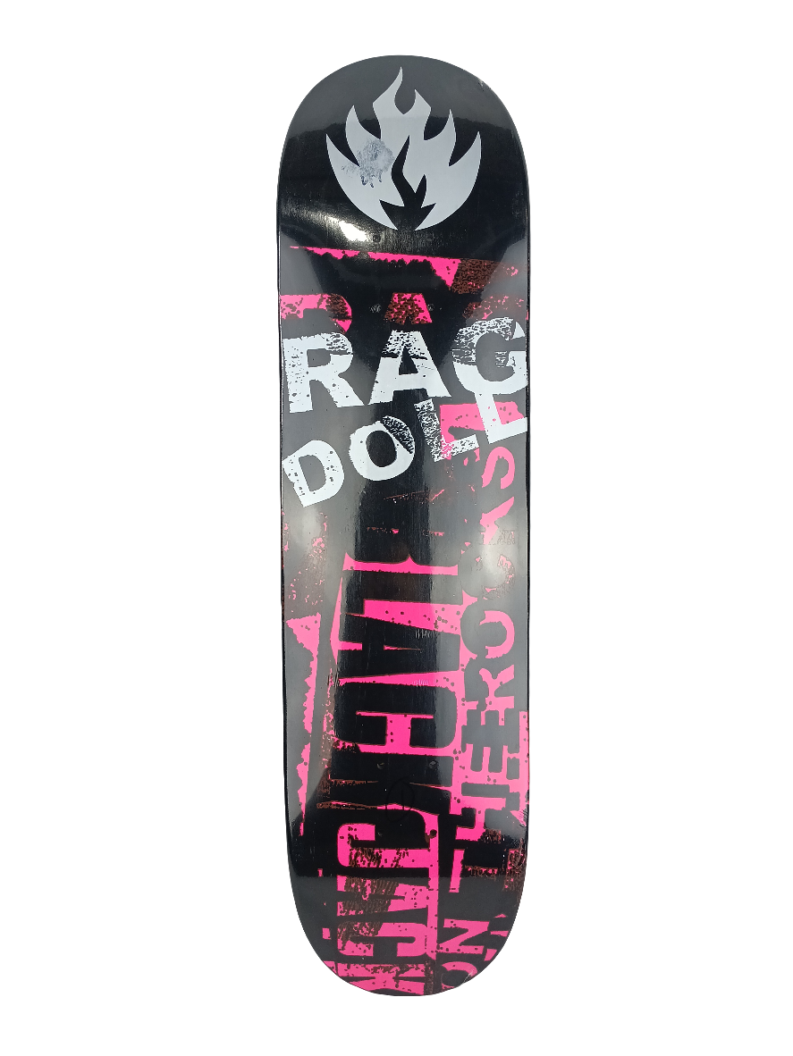 Black Label Ragdoll Black Jack Pink Black 8.0 Vintage NOS Deck – Long ...