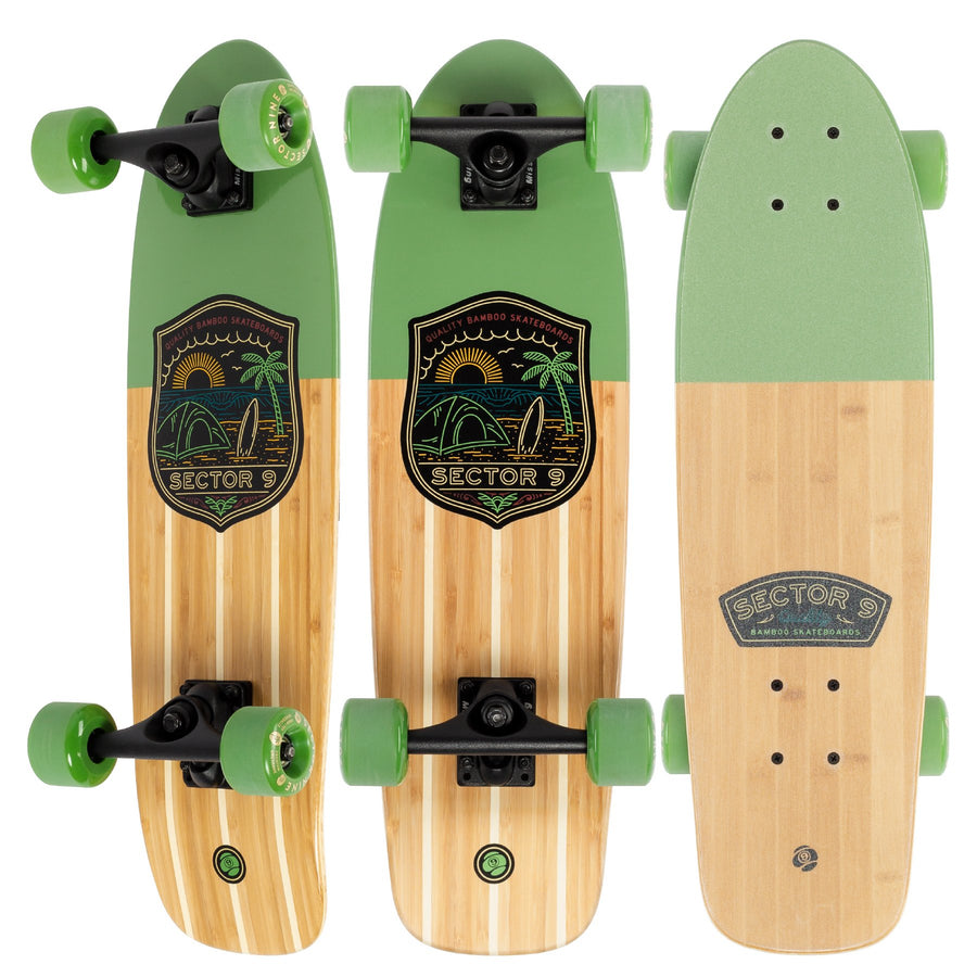 Sector Nine Bambino Bivy Cruiser 26.5" x 7.5" Complete Skateboard