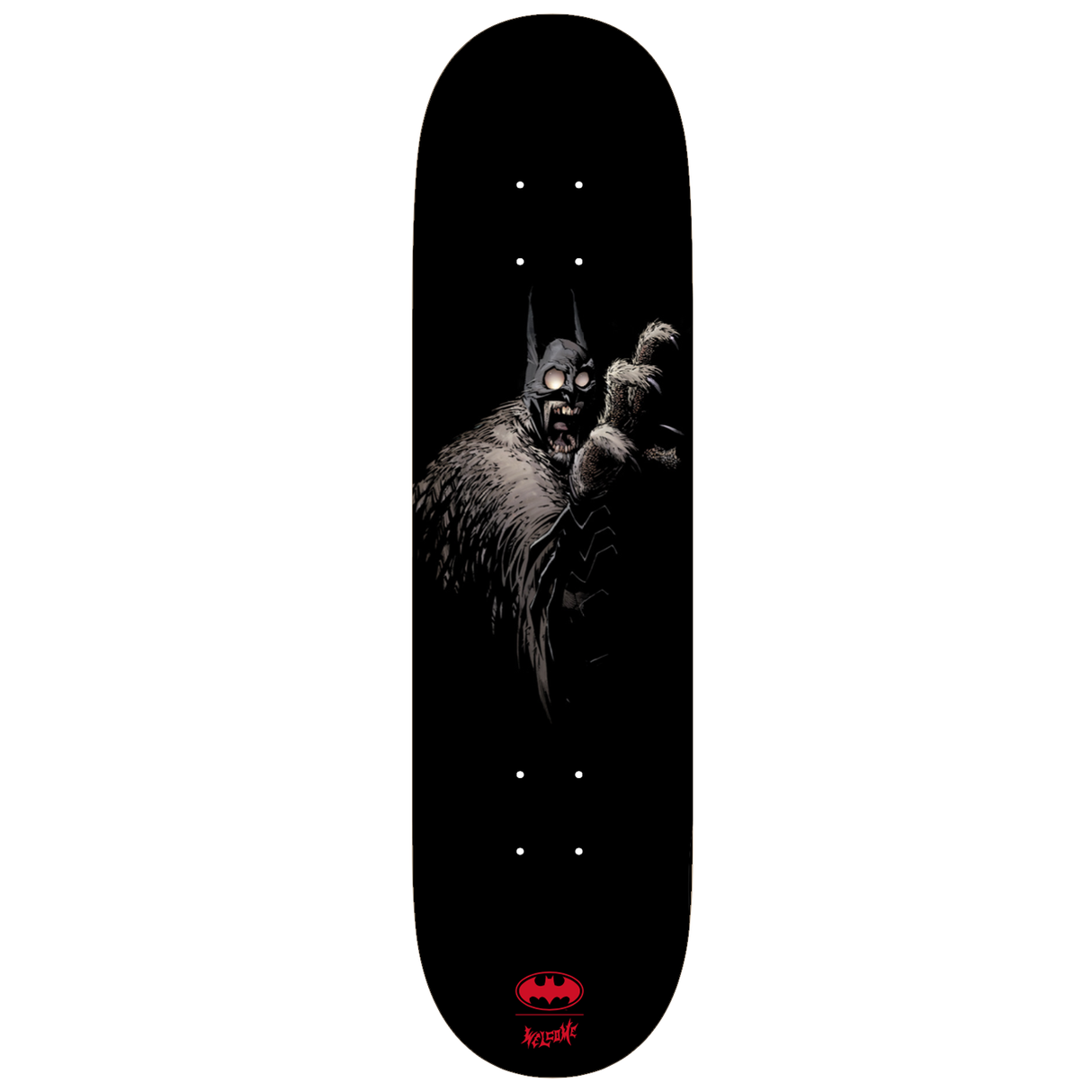 Welcome x Batman Batmonster on Popsicle Black Dip 8.75" Skateboard Deck