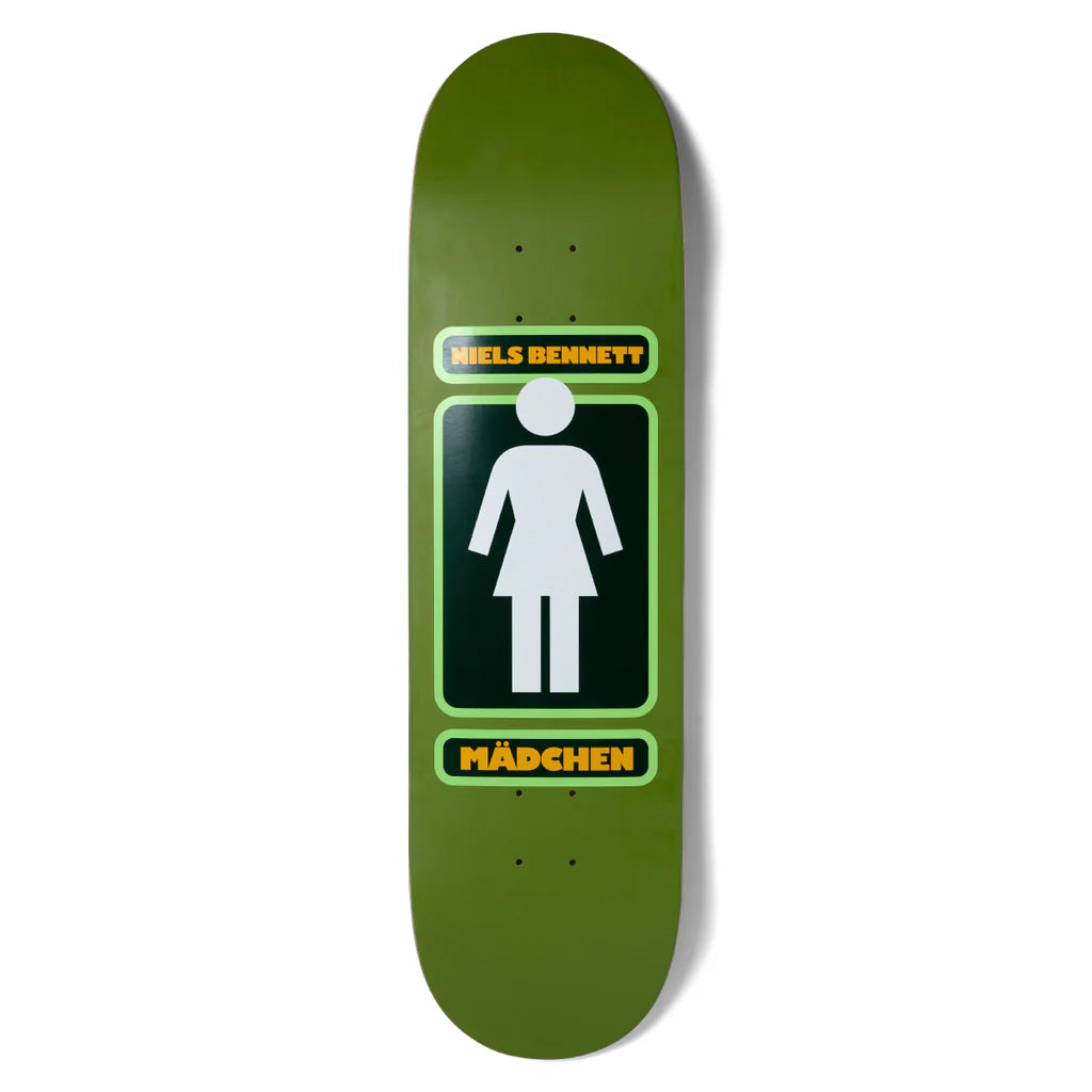 Girl Bennett 93 Til Army/White Skateboard Deck