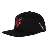 Santa Cruz Stranger Things Hellfire Black Structured Snapback Hat