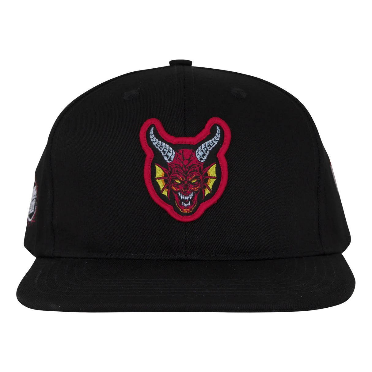 Santa Cruz Stranger Things Hellfire Black Structured Snapback Hat