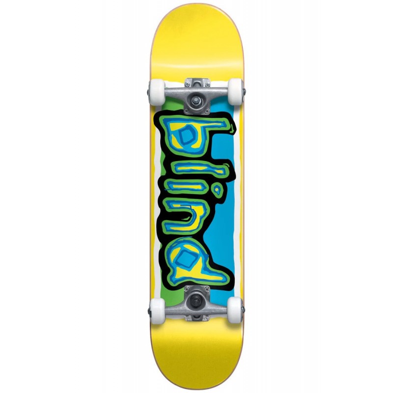 Blind Colored Logo First Push Yellow 8" Complete Skateboard