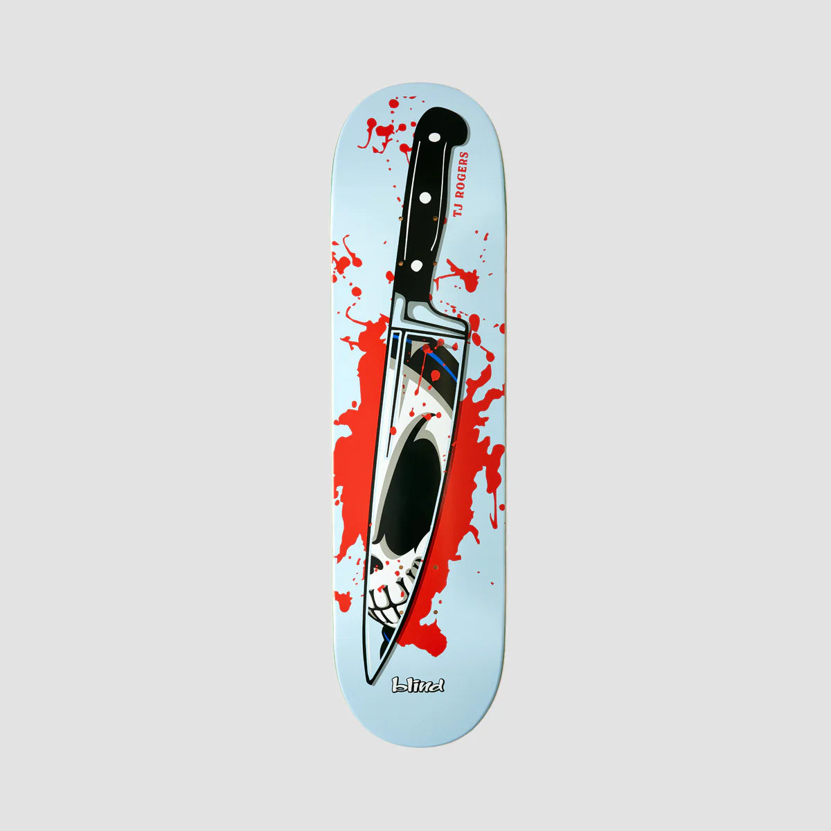 Blind Tj Reaper Knife Resin 7 8.375" Grey Skateboard Deck