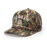 Seager Branded Real Camo Snapback Hat