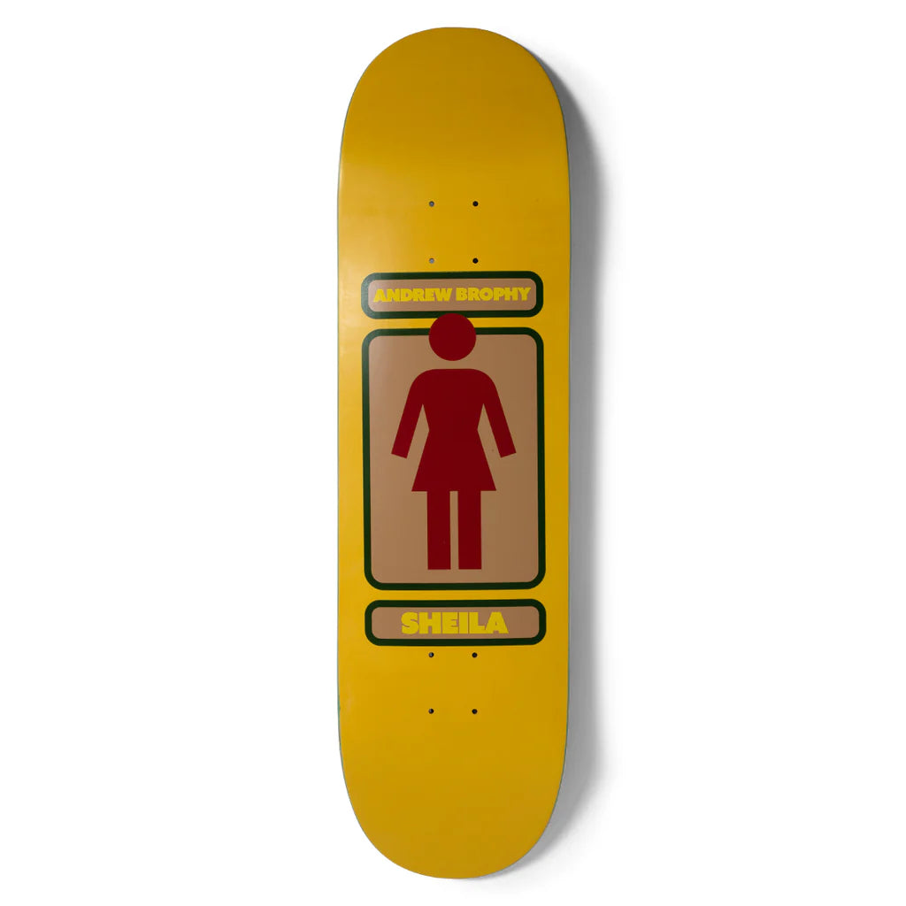 Girl Brophy 93 Til Yellow/Red Skateboard Deck