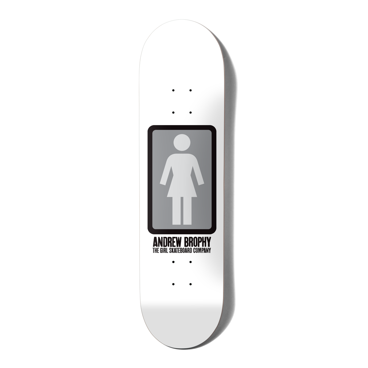 Girl Brophy OG Black/White 8.6" Skateboard Deck