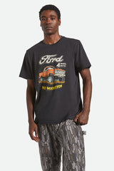 Brixton Ford Mud Marathon Burnt Rubber S/s Shirt