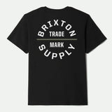 Brixton Oath Black Olive Surplus White Standard S/s Shirt