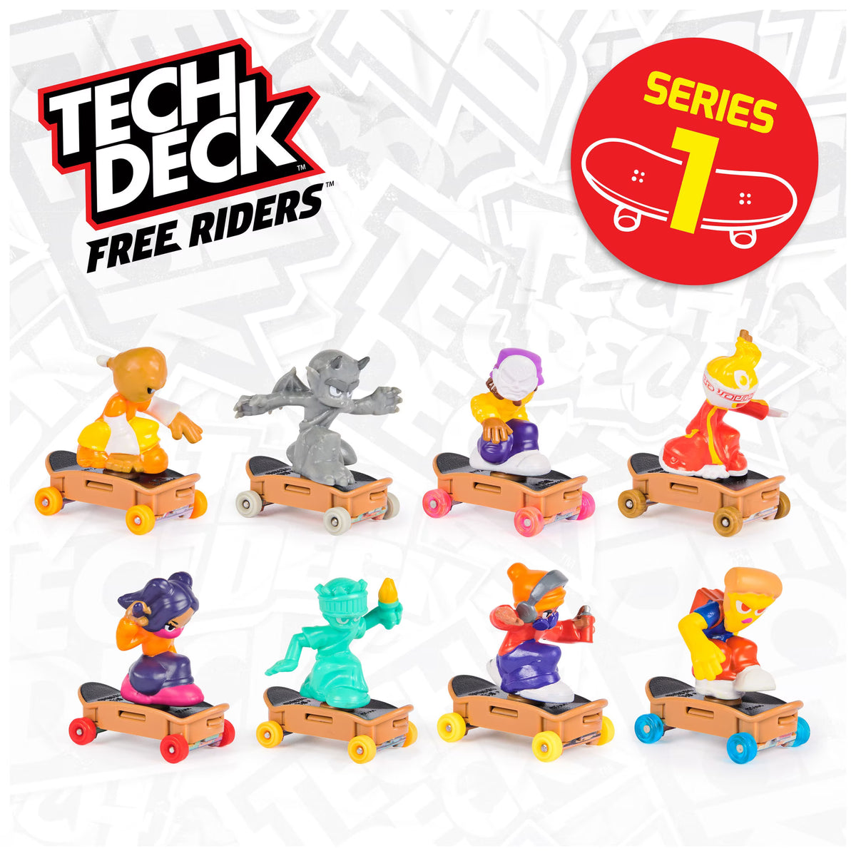 Tech Deck Free Riders Single Blind Pack