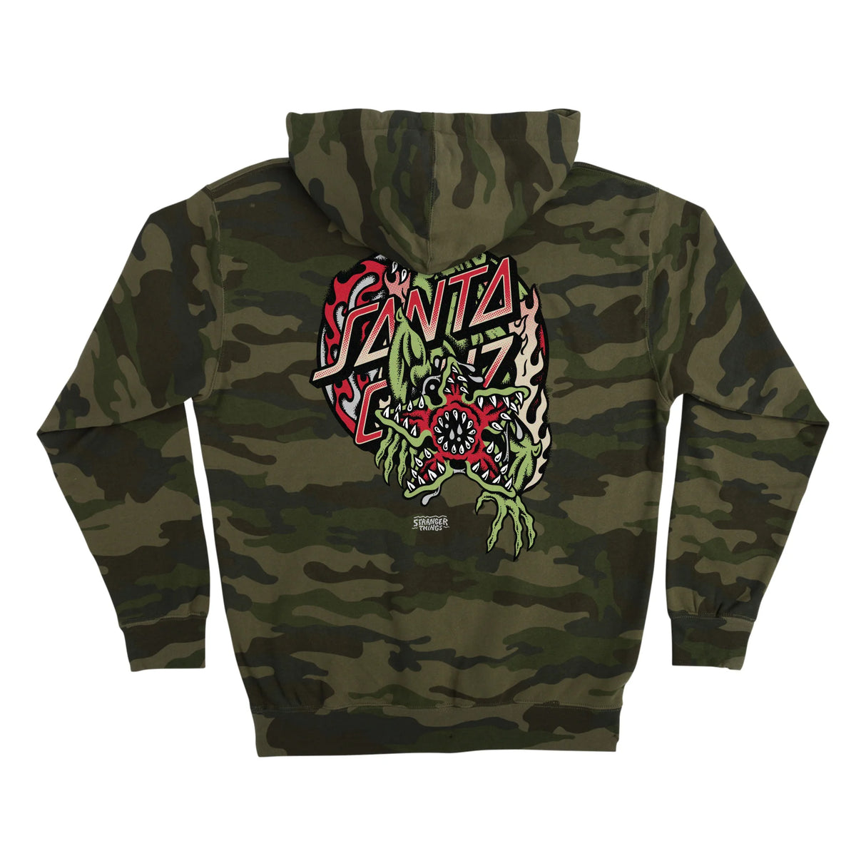 Santa Cruz Stranger Things Demogorgon Dot Camo Heavyweight Hooded Sweatshirt