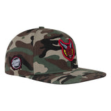 Santa Cruz Stranger Things Hellfire Club Camo Structured Snapback Hat