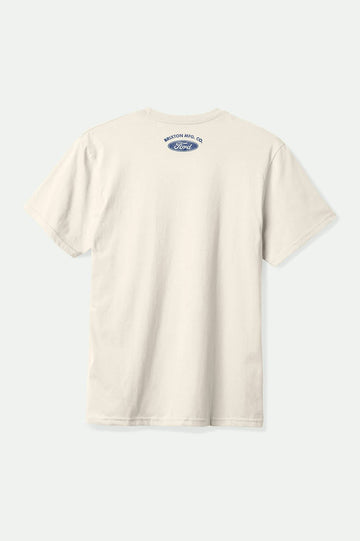 Brixton Ford Truck Country Wimbledon White S/s Shirt