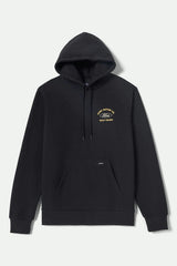 Brixton Ford Built Tough Burnt Rubber Hooded Sweatshirt