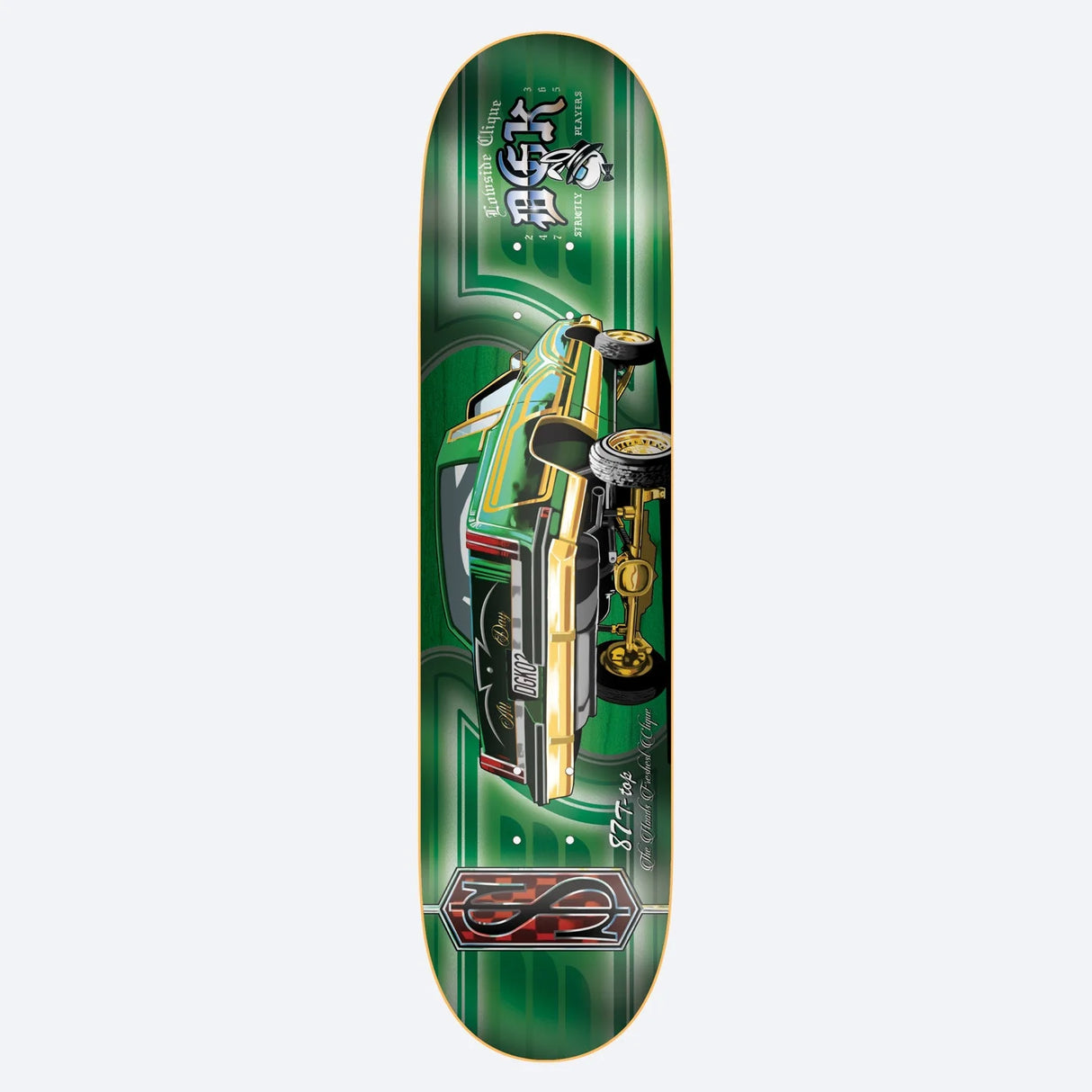 DGK T-Top Green 8.38" Skateboard Deck