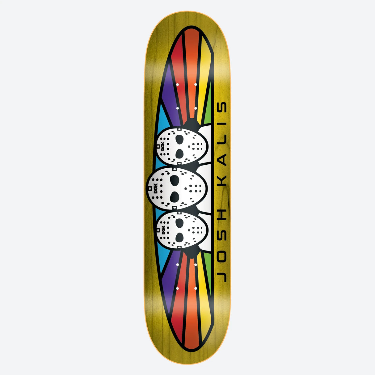 DGK Kalis UFO Yellow 8.25" Skateboard Deck