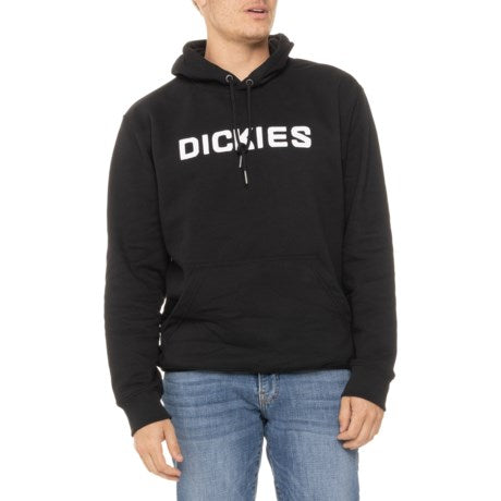 Dickies Skateboarding Big Front Logo Black Hooded Sweatshirt
