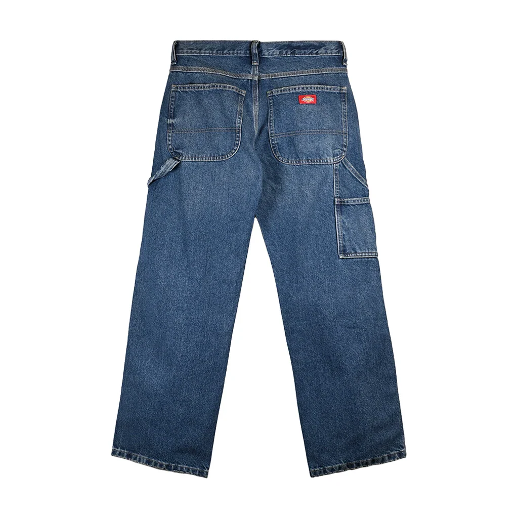Dickies Worn In 1993 Carpenter Vickery Wash Denim Pants – Long
