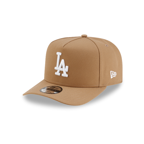 New Era Los Angeles Dodgers 950AF A-Frame Khaki Snapback Hat New Era Los Angeles Dodgers 950AF A-Frame Khaki Snapback Hat