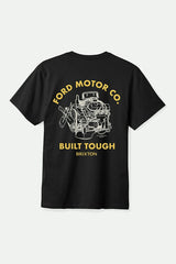 Brixton Ford Built Tough Burnt Rubber S/s Shirt