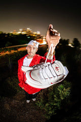 eS TJ Rogers White/Red Shoes
