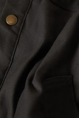 Brixton Builders Stretch Washed Black L/s Overshirt