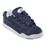 eS Muska Navy White Shoes