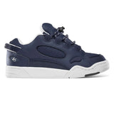 eS Muska Navy White Shoes