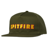 Spitfire LTB Script Olive Snapback Hat